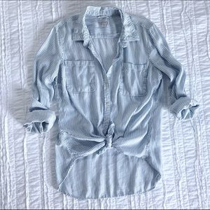 Merona women’s striped button-down shirt